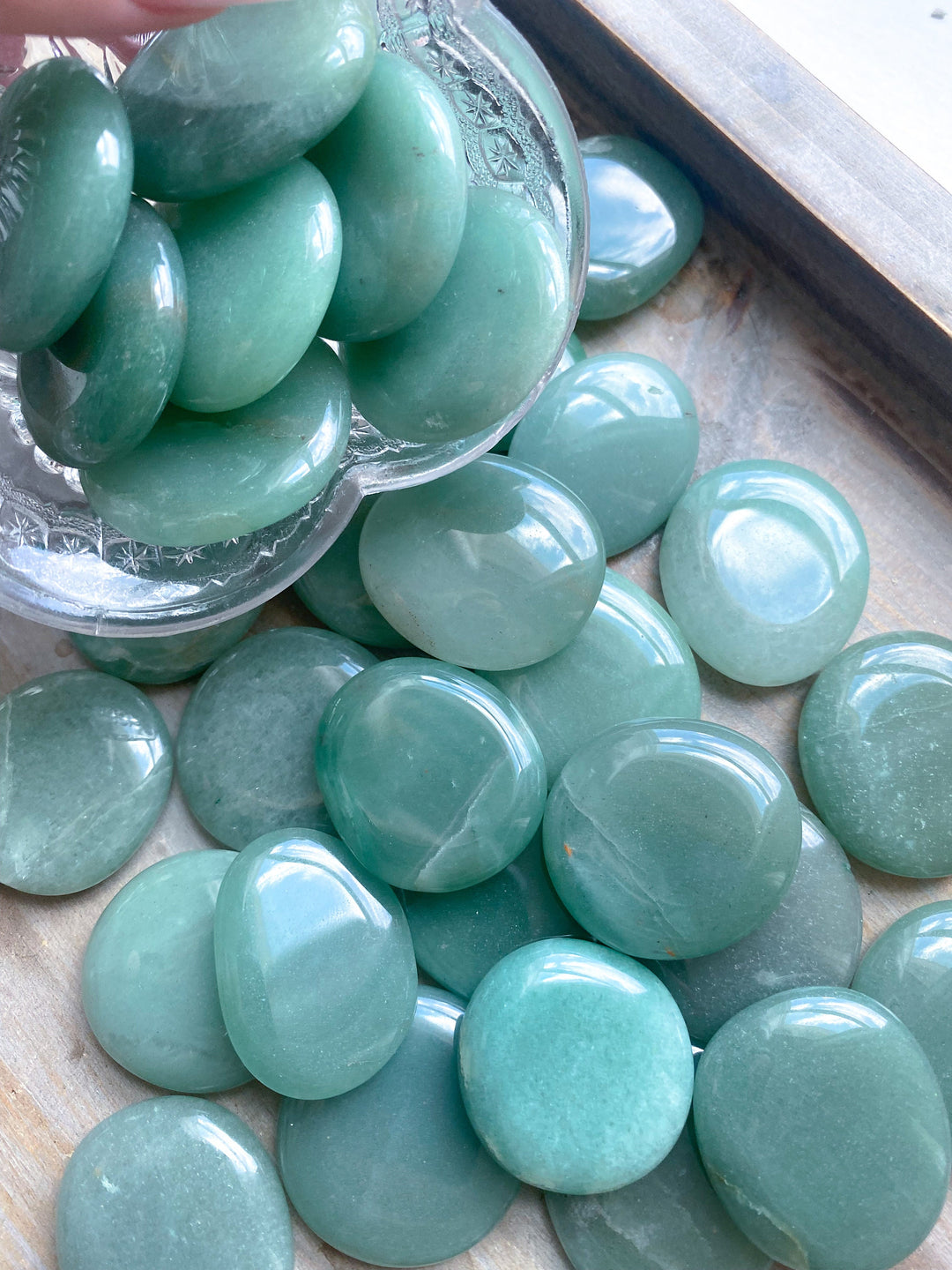 Green Aventurine Coins - Money Attractor