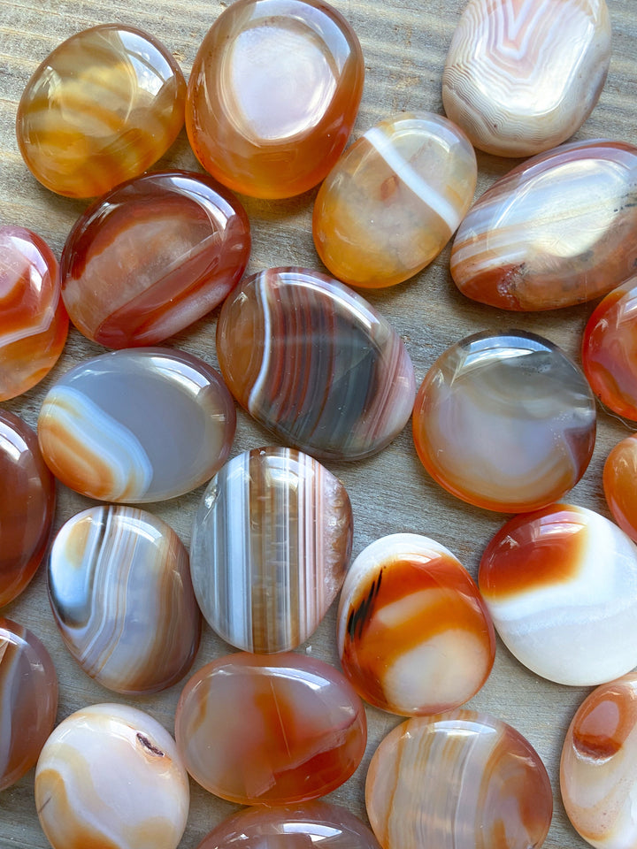 Small Carnelian Coins - You Choose Style