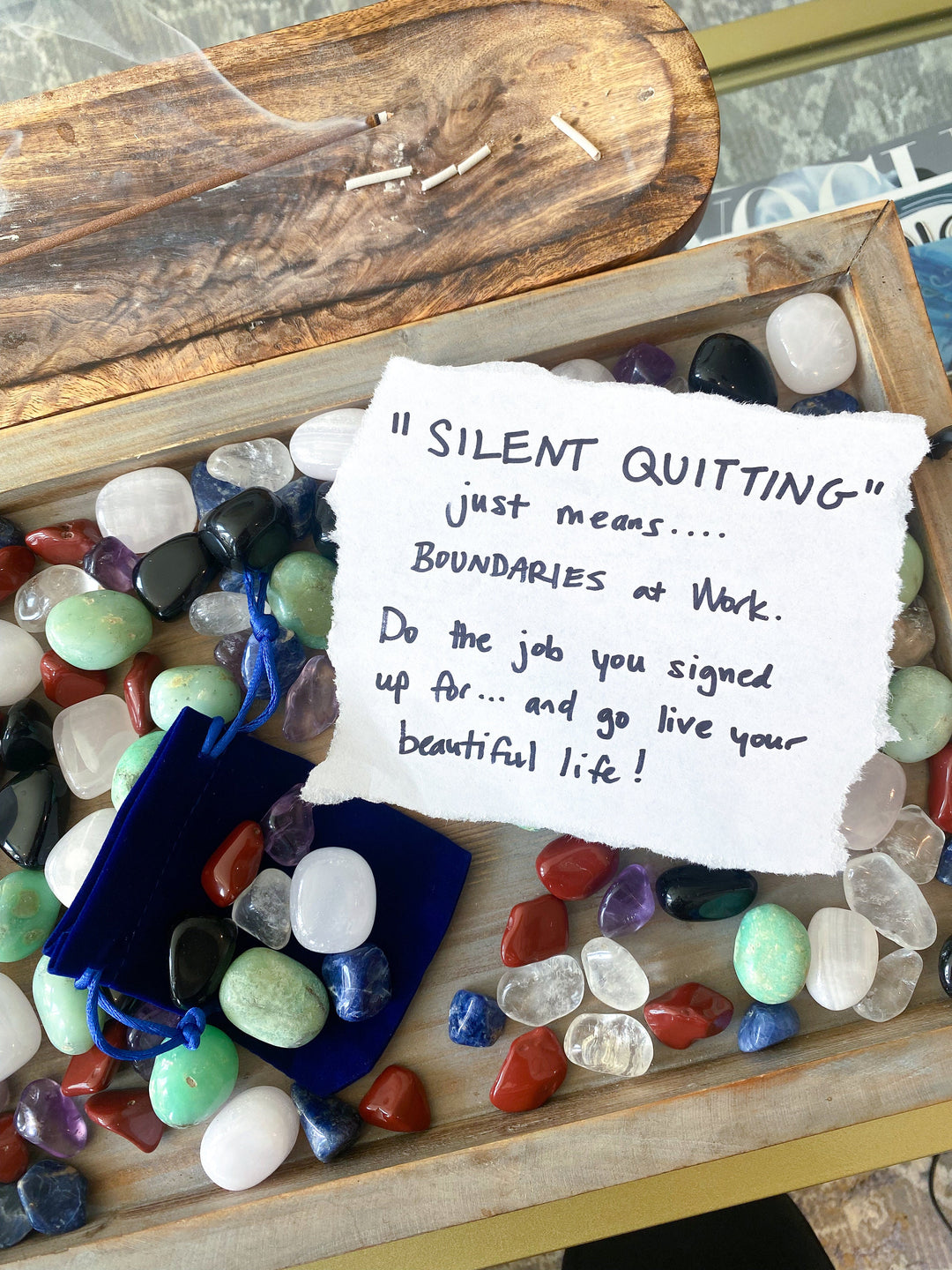 QUIET QUITTING Crystal Set: Work Boundaries