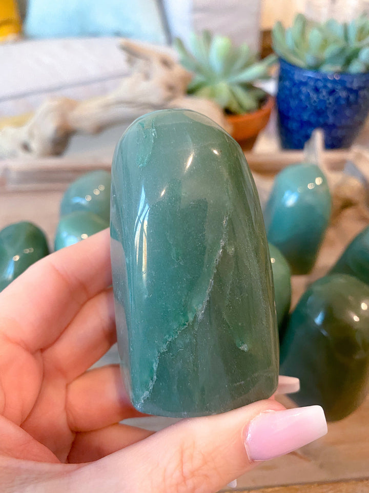 ABUNDANCE - Green Aventurine Freeform