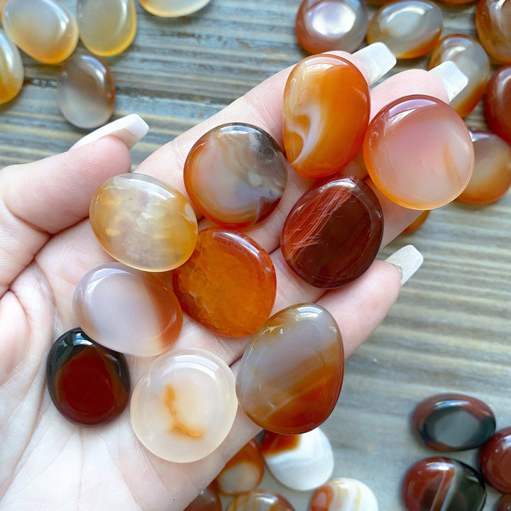 Small Carnelian Coins - You Choose Style