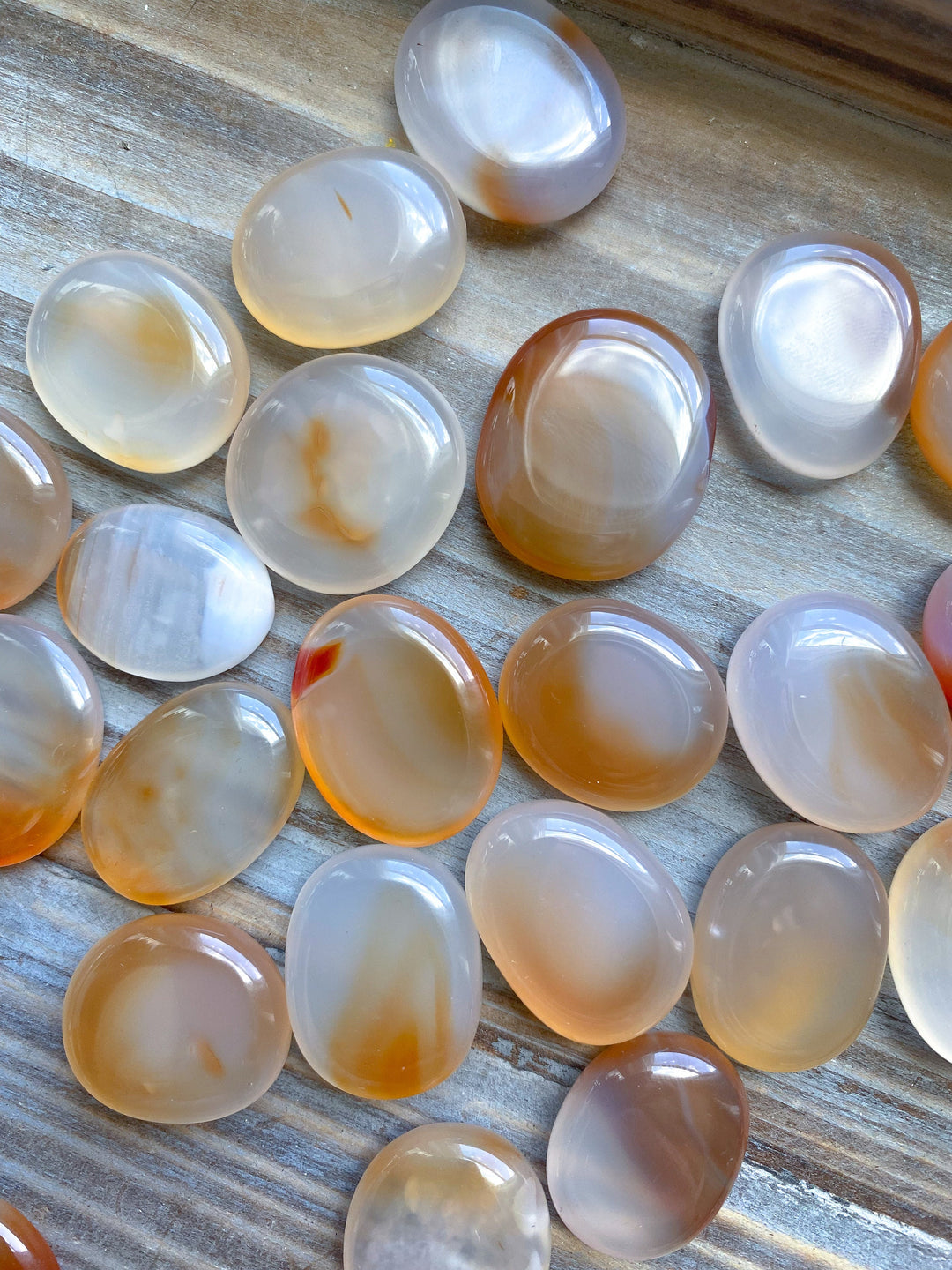 Small Carnelian Coins - You Choose Style