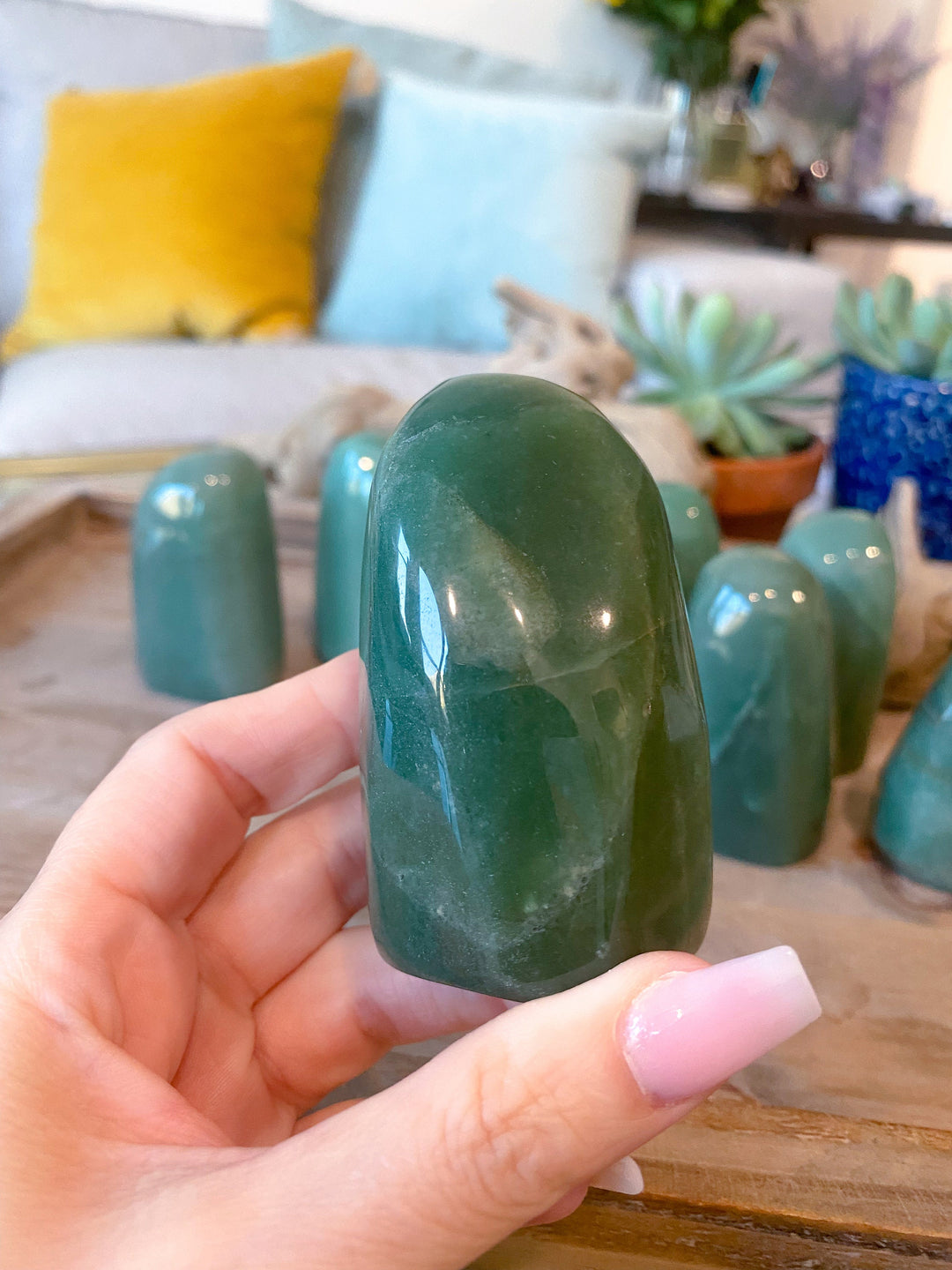 ABUNDANCE - Green Aventurine Freeform