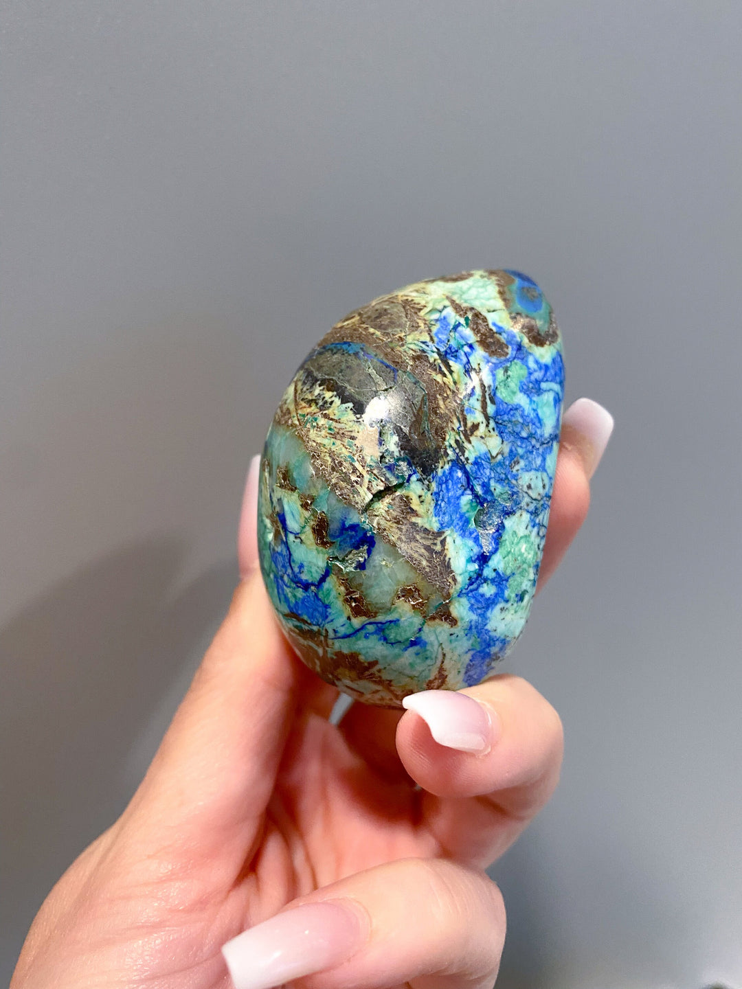 RARE A Grade Azurite Malachite freeform - Releasing Old Patterns - Openness Crystal - Love Stone - Creativity - Empathy - Personal Evolution