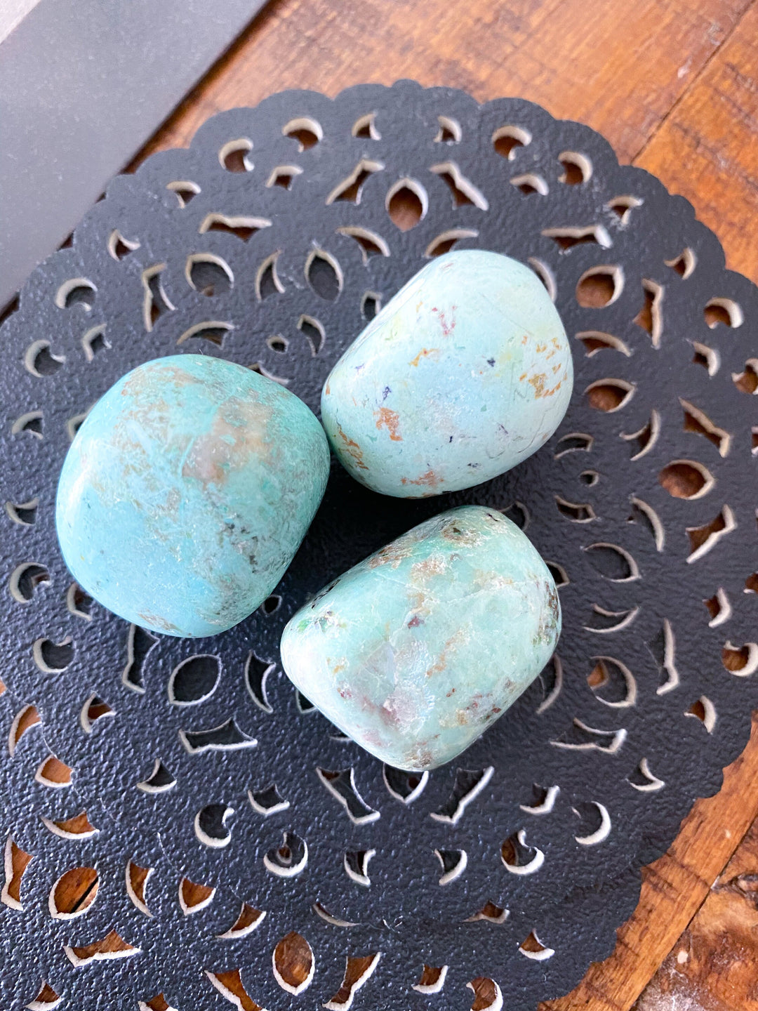 B Quality Peruvian Turquoise Pebble Stone