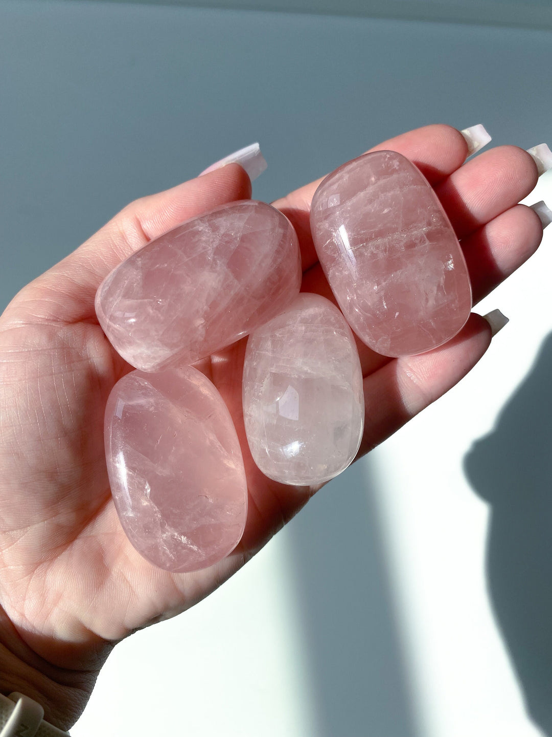 AA Quality Rose Quartz Pebble Stone