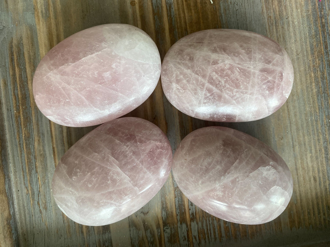 Kunzite Palm Stone - Protection - Self Love - Healing Crystal - Self Care - Pink Kunzite - White Kunzite