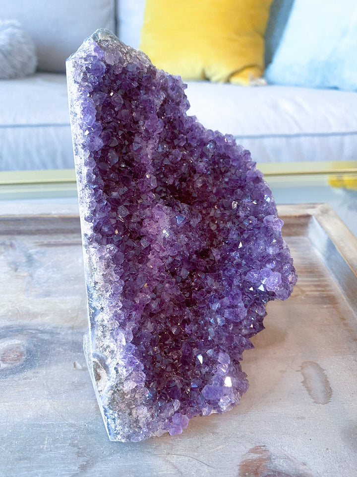 XL Amethyst Cluster 5" Geode