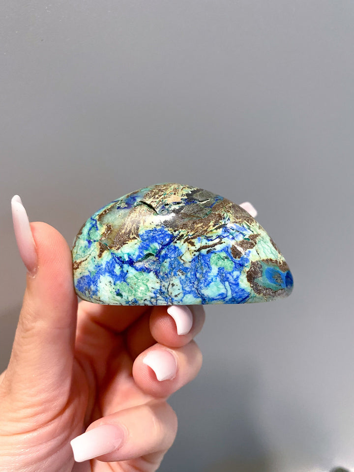 RARE A Grade Azurite Malachite freeform - Releasing Old Patterns - Openness Crystal - Love Stone - Creativity - Empathy - Personal Evolution
