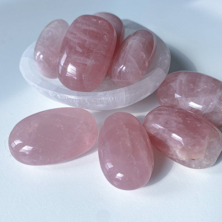 AA Quality Rose Quartz Pebble Stone