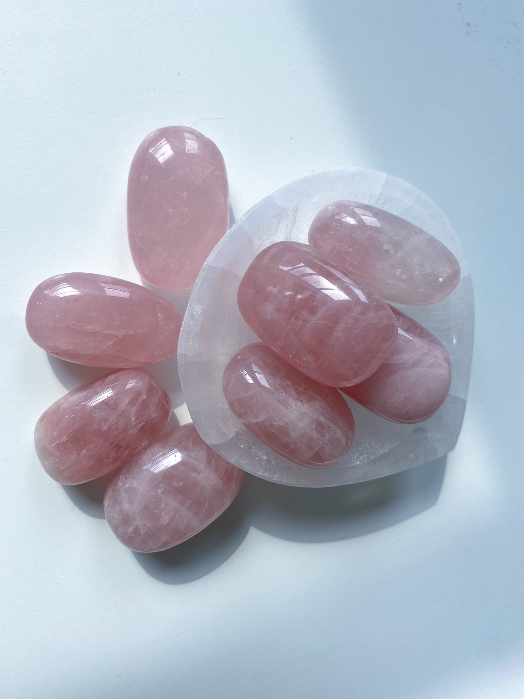 AA Quality Rose Quartz Pebble Stone