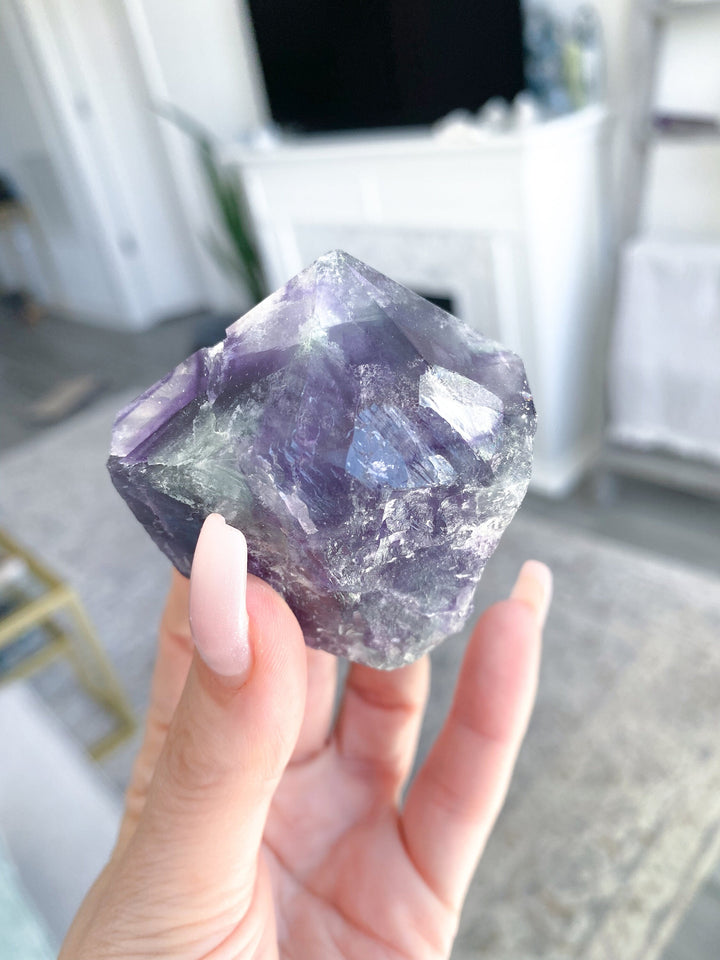 Pastel Purple Fluorite Point #4
