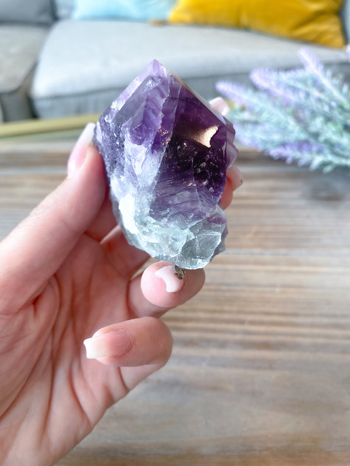 Small Rainbow Fluorite Top Polish Point 2" - Get EXACT Stone