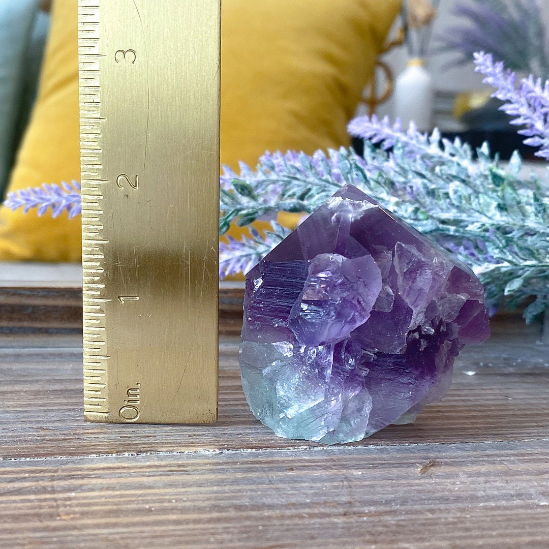 Small Rainbow Fluorite Top Polish Point 2" - Get EXACT Stone