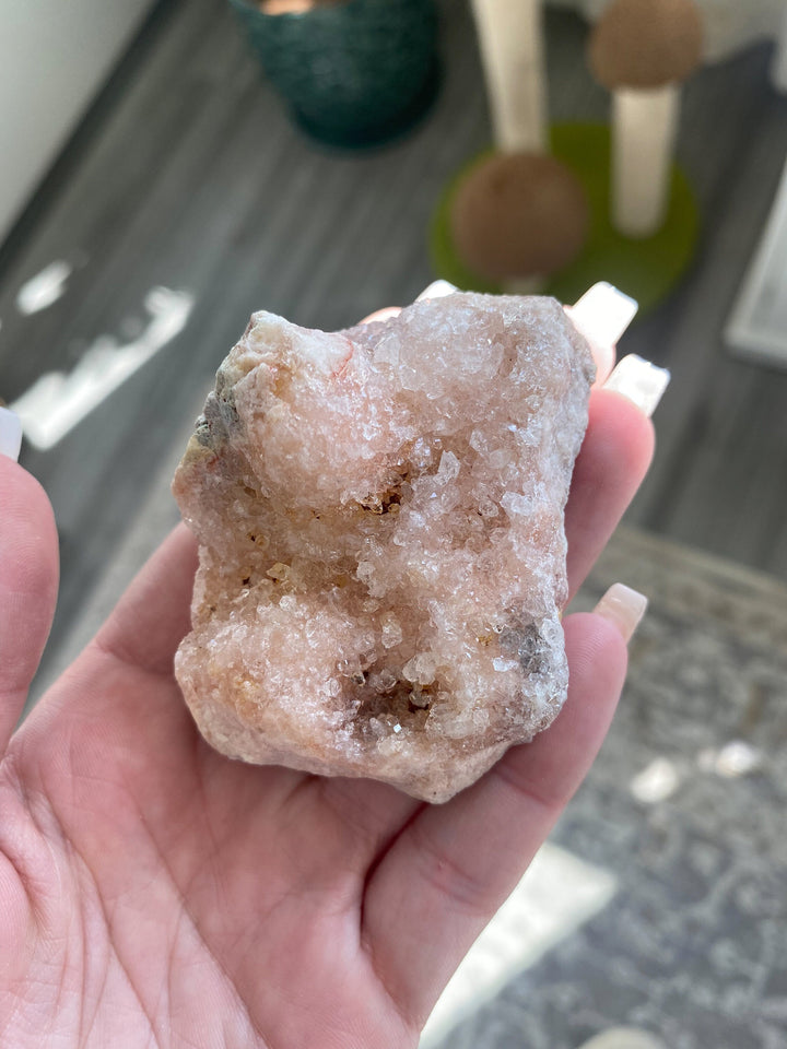 Pink Amethyst Cluster 2" - Pink Ameythst Geode - Protection - Energy Cleanse Crystal - Calming Stone - Creativity - Crown, Third Eye Chakra