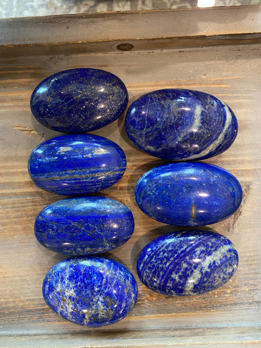 QUALITY Lapis Lazuli Palm Stone