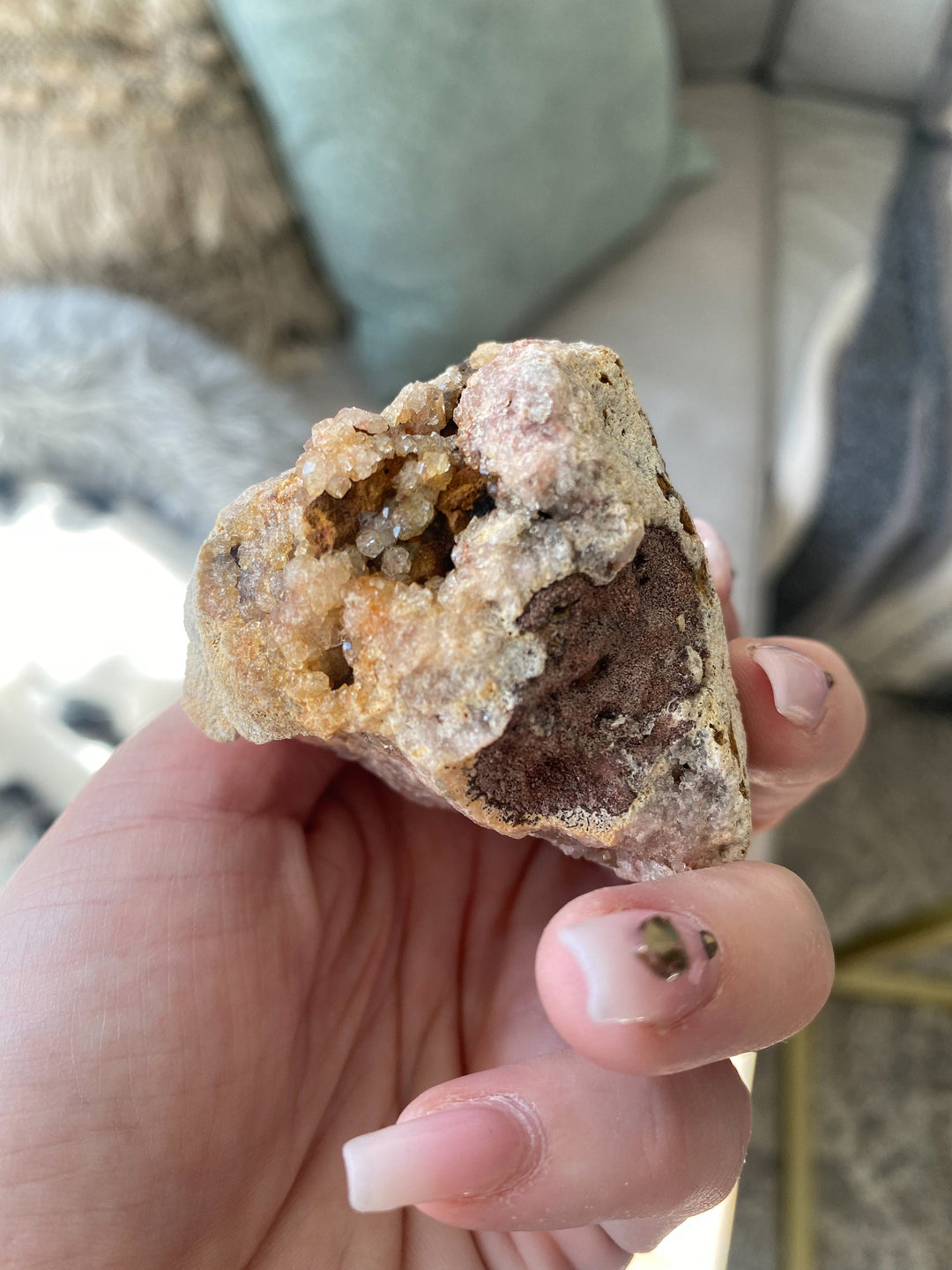 Pink Amethyst Cluster 3" - Protection - Energy Cleanse Crystal - Calming Stone - Creativity - Crown, Third Eye Chakra