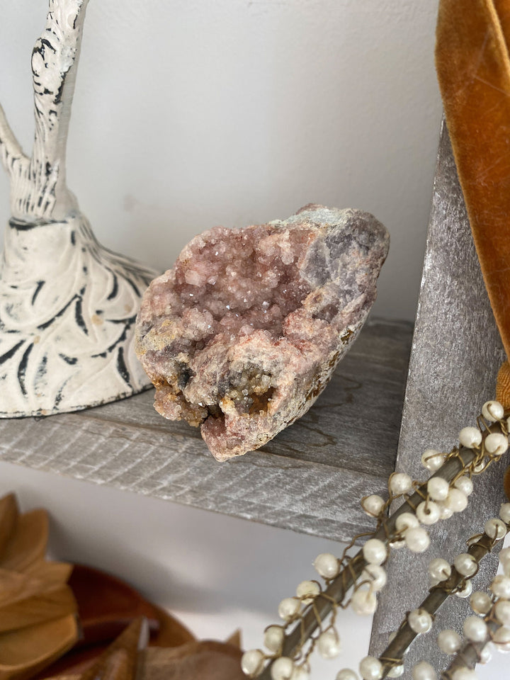Pink Amethyst Cluster 3" - Protection - Energy Cleanse Crystal - Calming Stone - Creativity - Crown, Third Eye Chakra