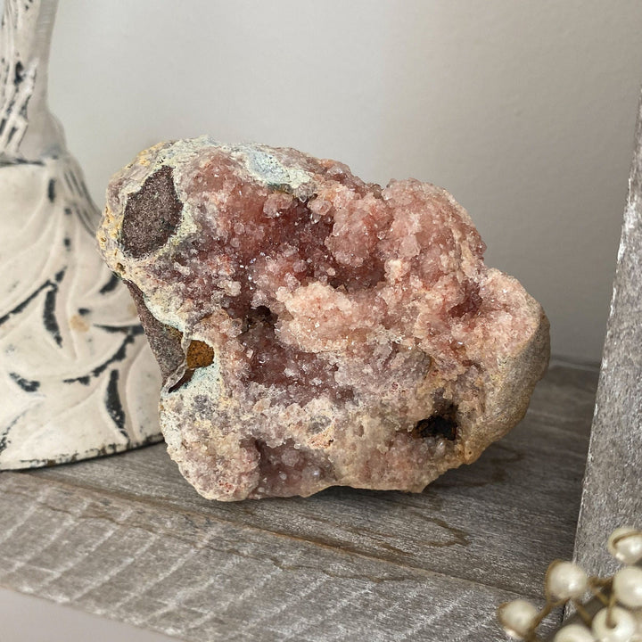 Pink Amethyst Cluster 3" - Protection - Energy Cleanse Crystal - Calming Stone - Creativity - Crown, Third Eye Chakra