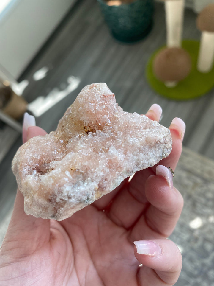 Pink Amethyst Cluster 2" - Pink Ameythst Geode - Protection - Energy Cleanse Crystal - Calming Stone - Creativity - Crown, Third Eye Chakra