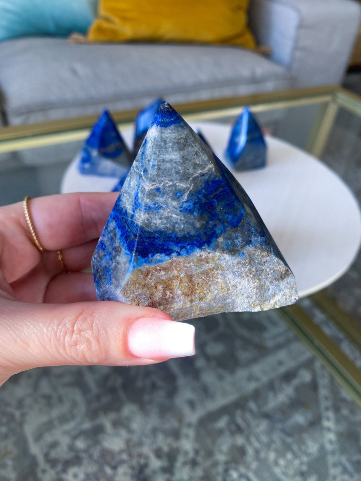 Lapis Lazuli Top Polish Point - Choose Size