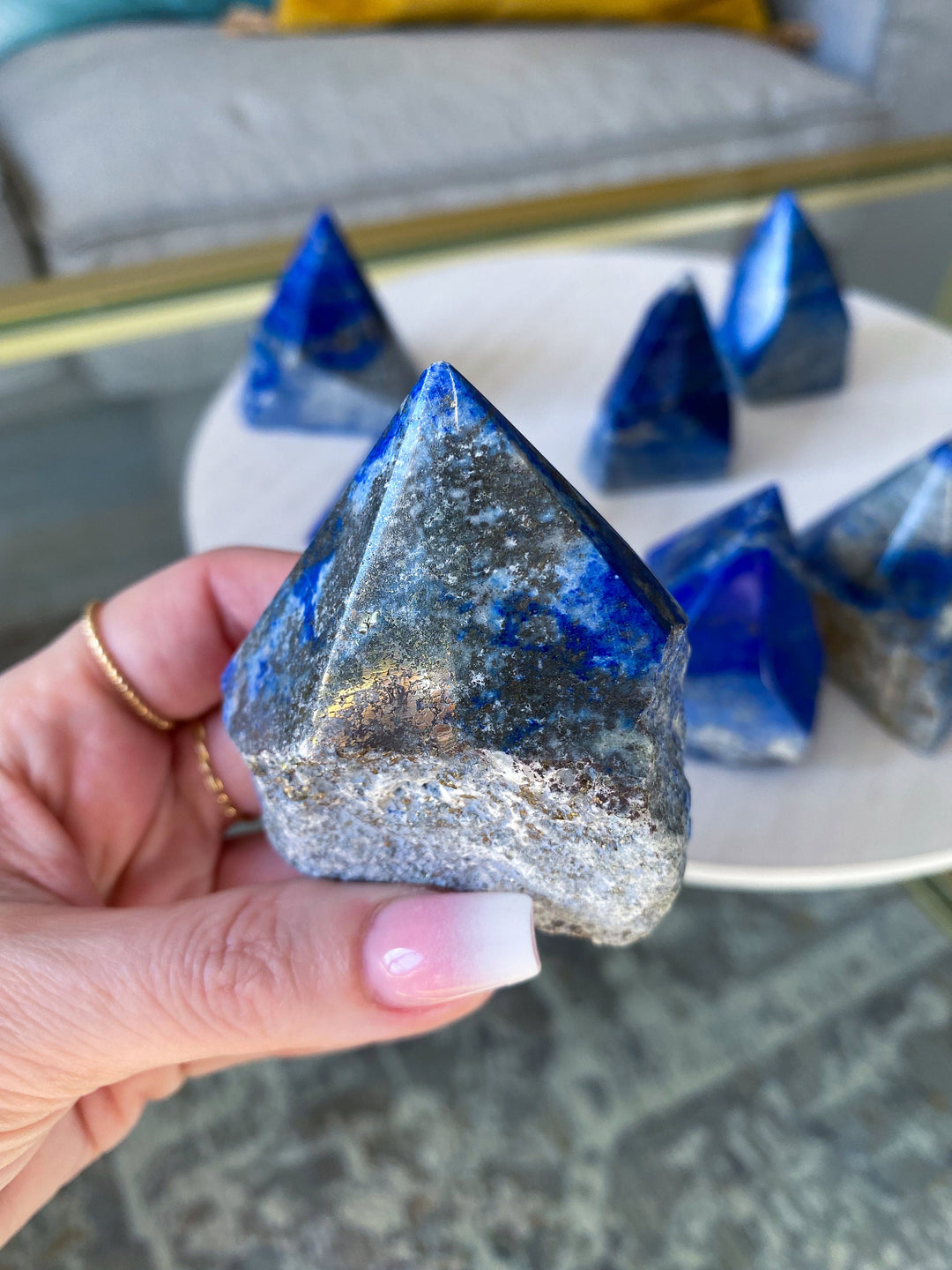 Lapis Lazuli Top Polish Point - Choose Size