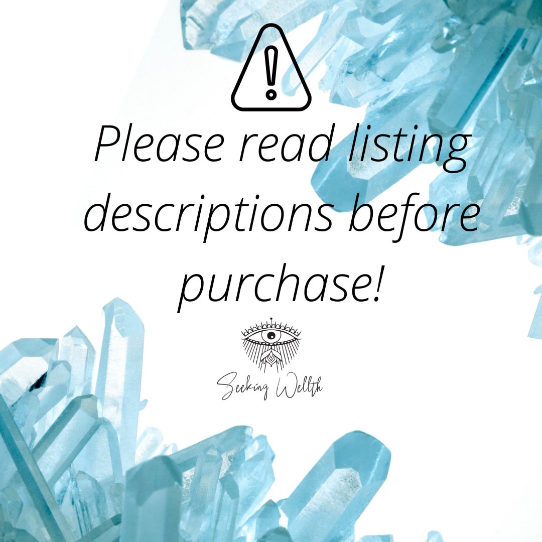 Deep Purple Spirit Quartz Point - 50 grams - Get Exact item - Harmony - Alignment - Aura Cleanse - Cactus Quartz - Small, Medium