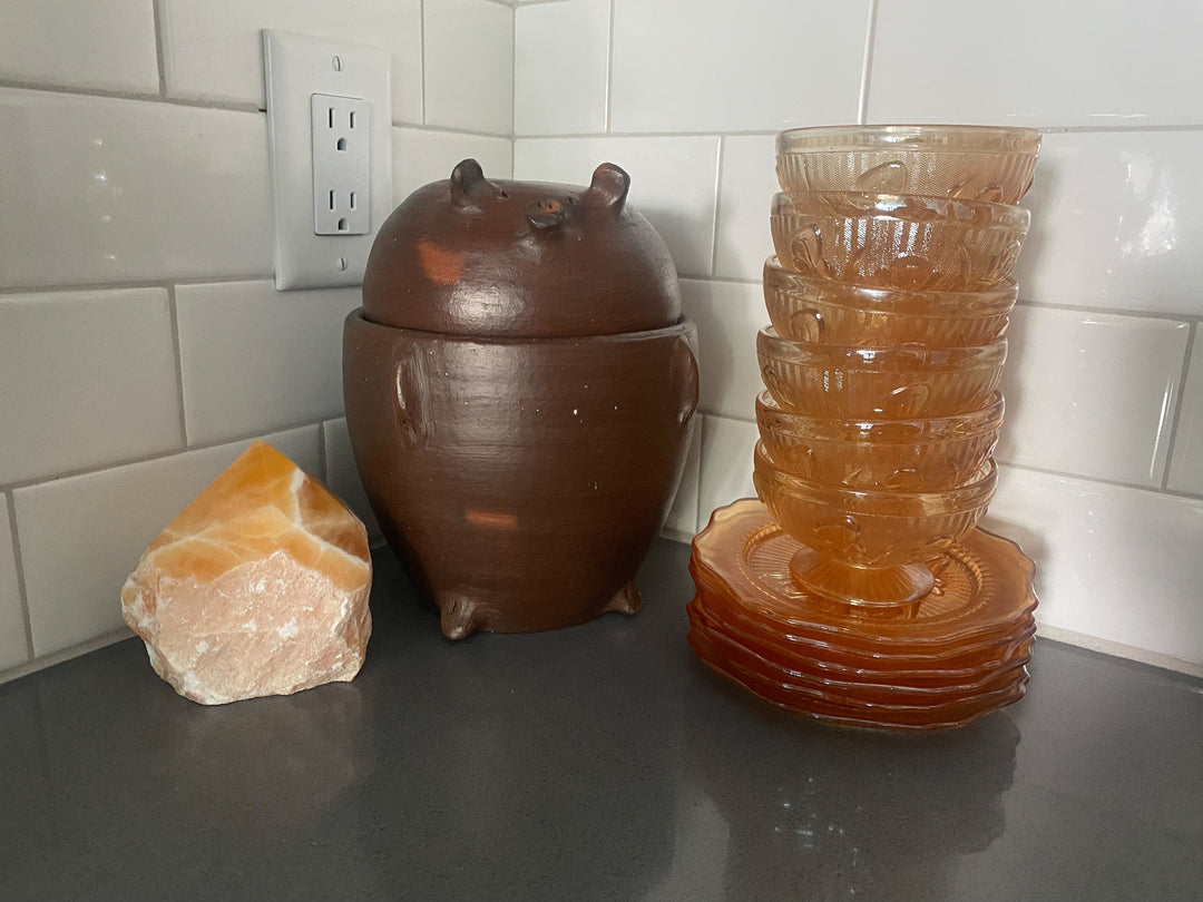 CHUNKY 2.8lb Orange Calcite Top Polish
