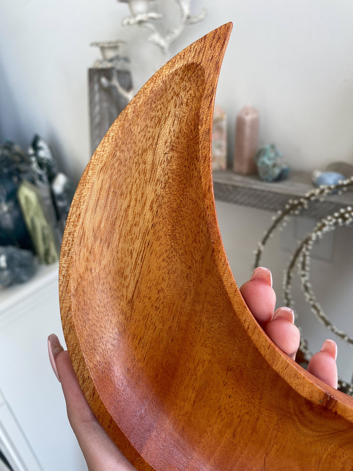 Handmade Moon Wood Bowl