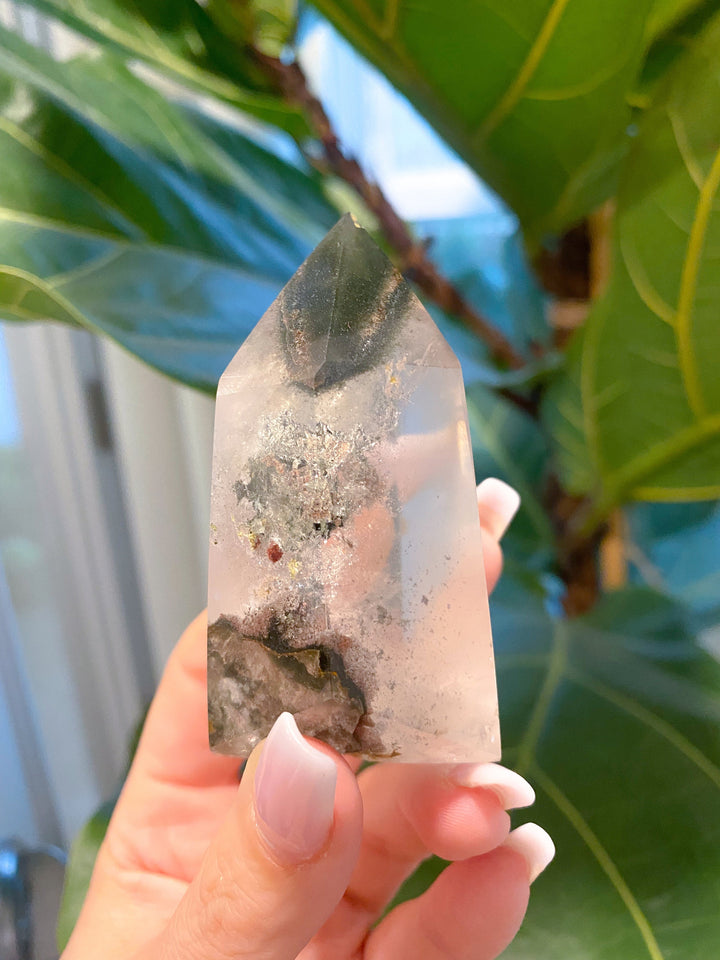 3" Garden Quartz Point - Get this Exact Piece - Power - Creativity - Transformation - Sleep - Clarity - Synchronicity - Grounding