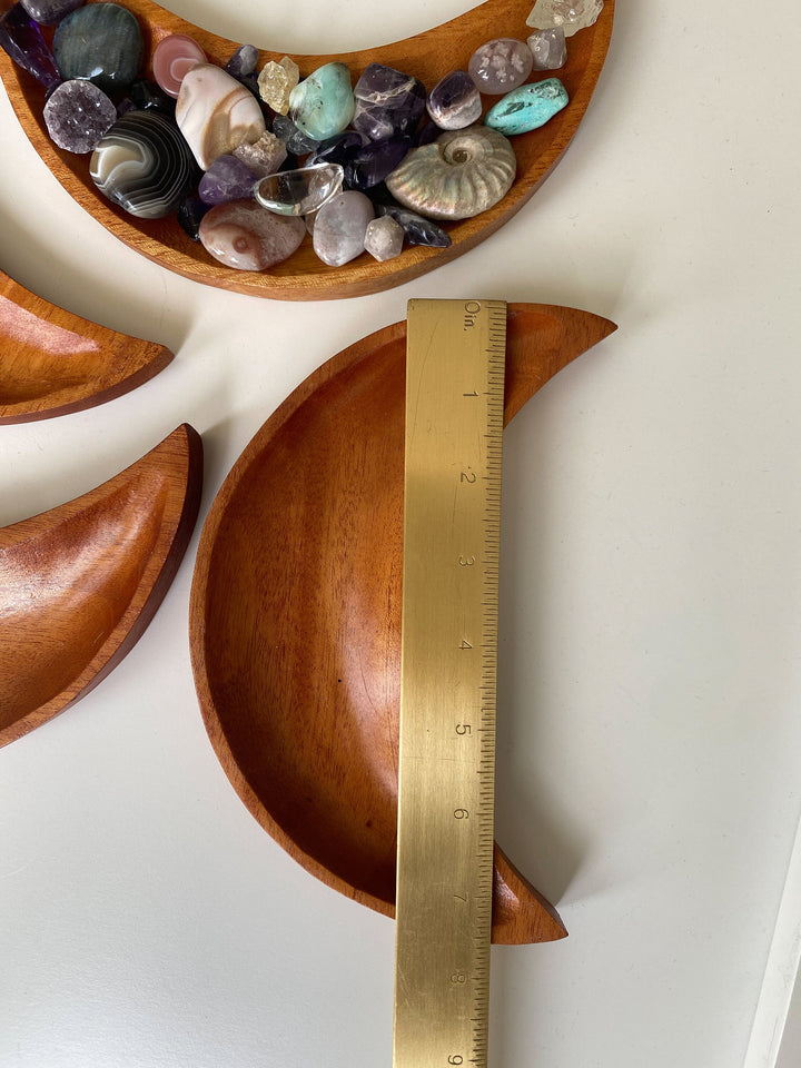 Handmade Moon Wood Bowl