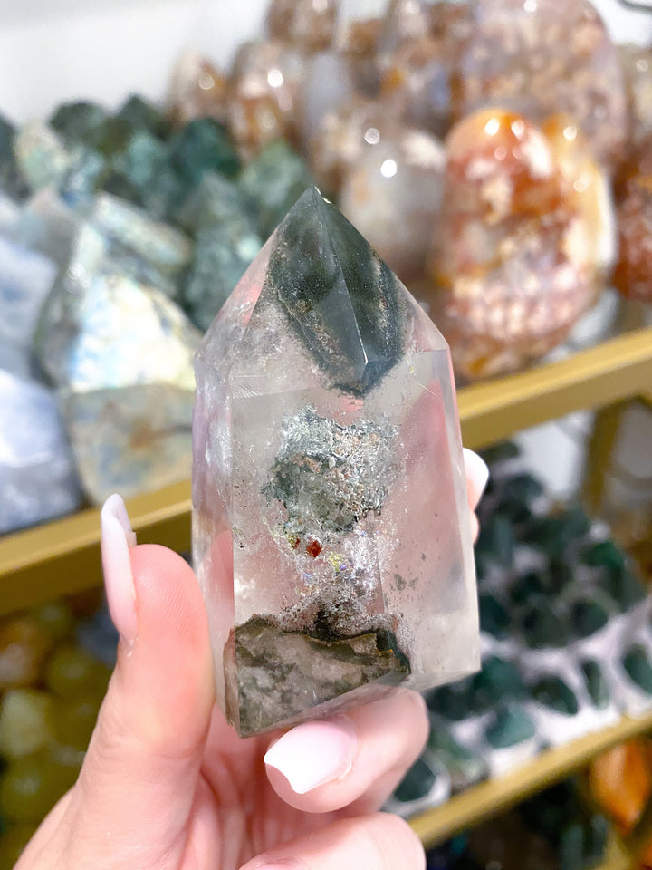 3" Garden Quartz Point - Get this Exact Piece - Power - Creativity - Transformation - Sleep - Clarity - Synchronicity - Grounding