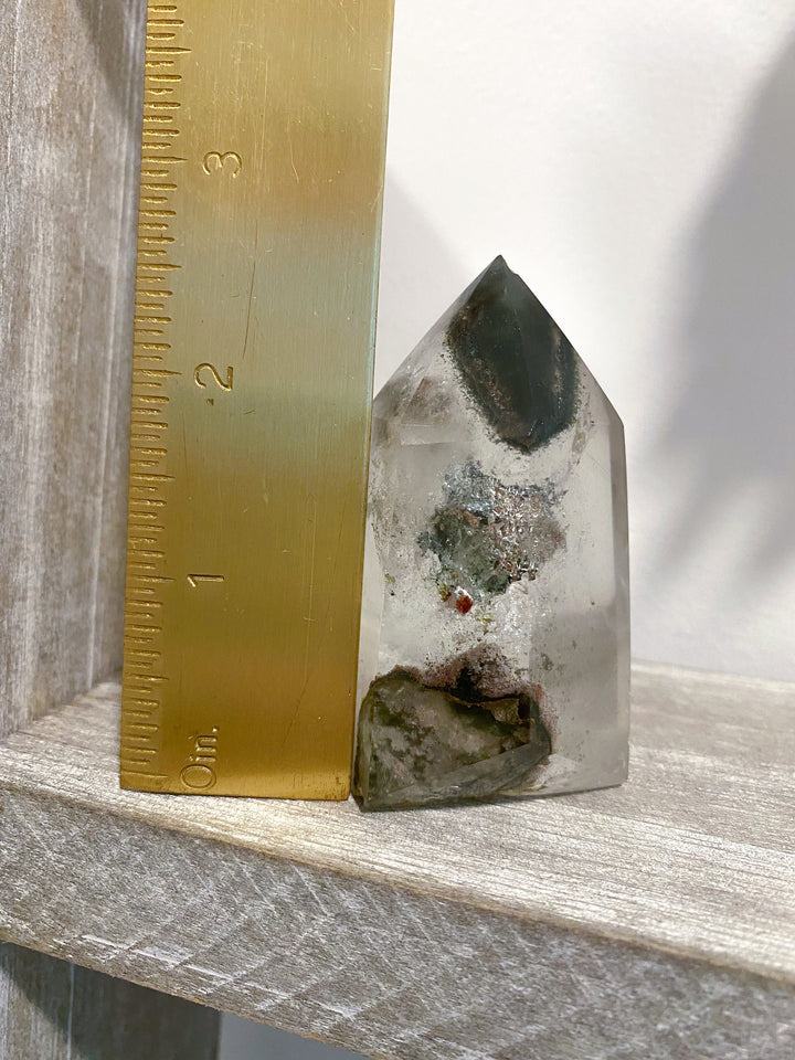 3" Garden Quartz Point - Get this Exact Piece - Power - Creativity - Transformation - Sleep - Clarity - Synchronicity - Grounding