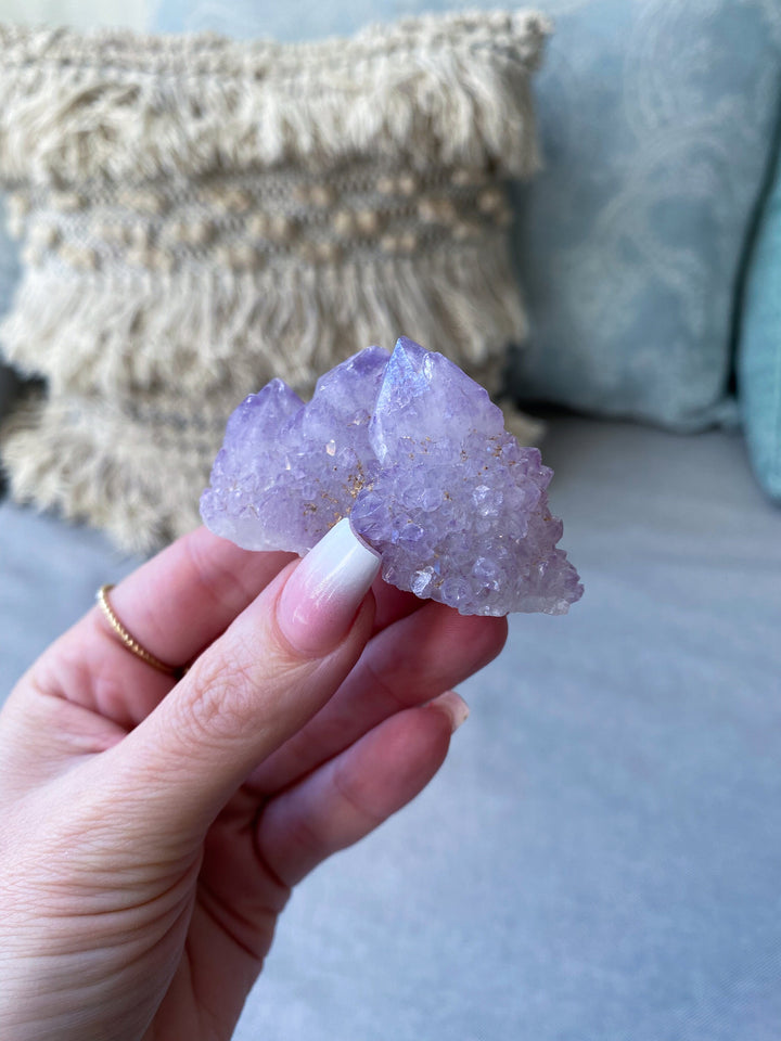 Lilac Purple Spirit Quartz "Mountain"- Get Exact item - Harmony - Alignment - Aura Cleanse - Cactus Quartz