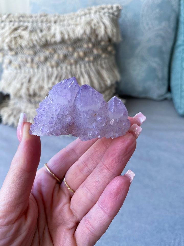 Lilac Purple Spirit Quartz "Mountain"- Get Exact item - Harmony - Alignment - Aura Cleanse - Cactus Quartz