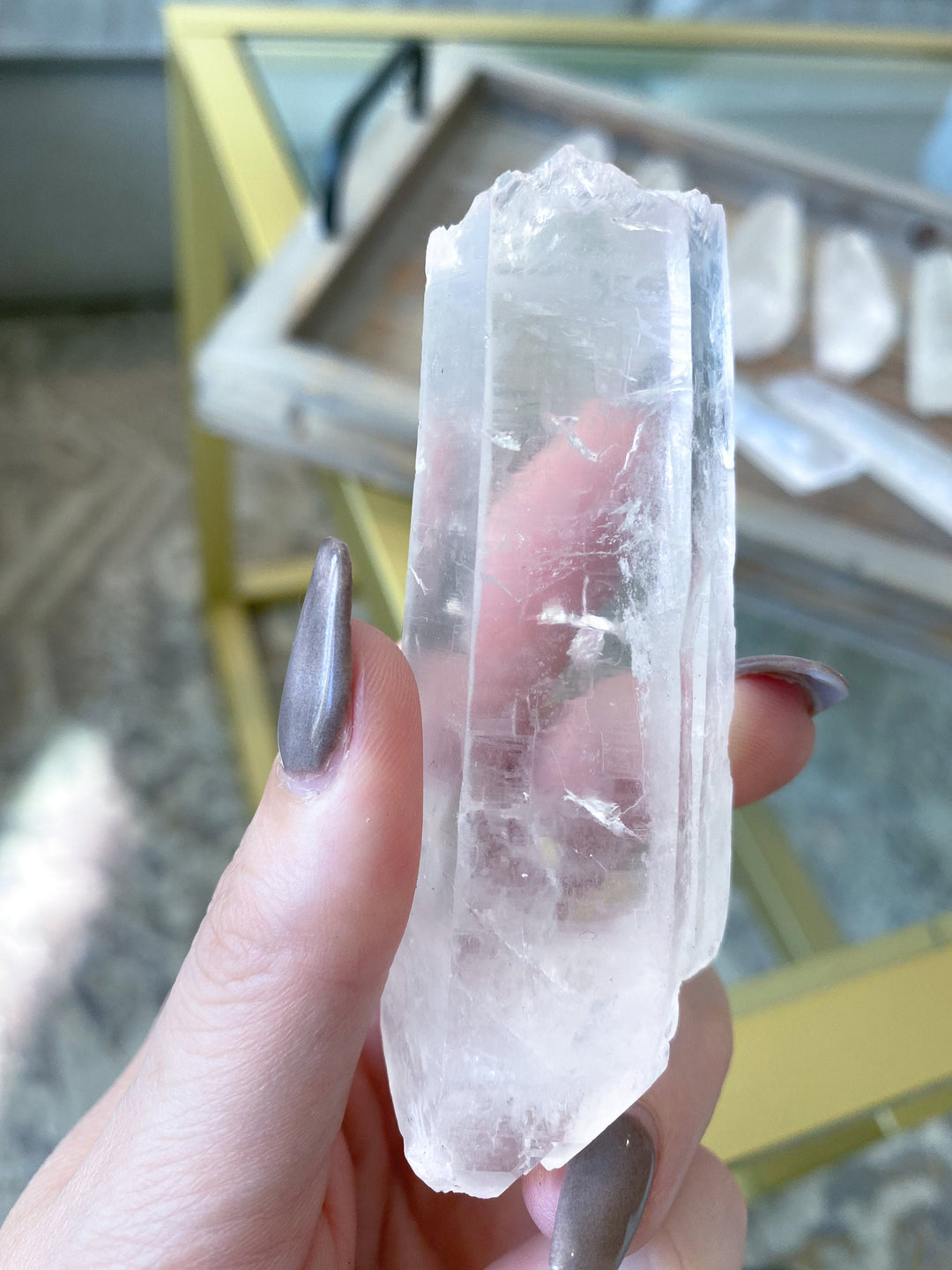 3"-5" Lemurian Empathic Warrior Star Seed Quartz Wands - B quality