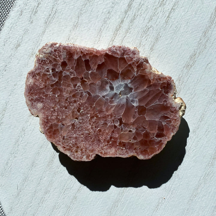 3" Pink Amethyst Slab Slice