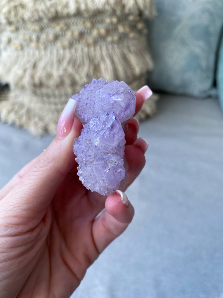 Lilac Purple Spirit Quartz "Mountain"- Get Exact item - Harmony - Alignment - Aura Cleanse - Cactus Quartz