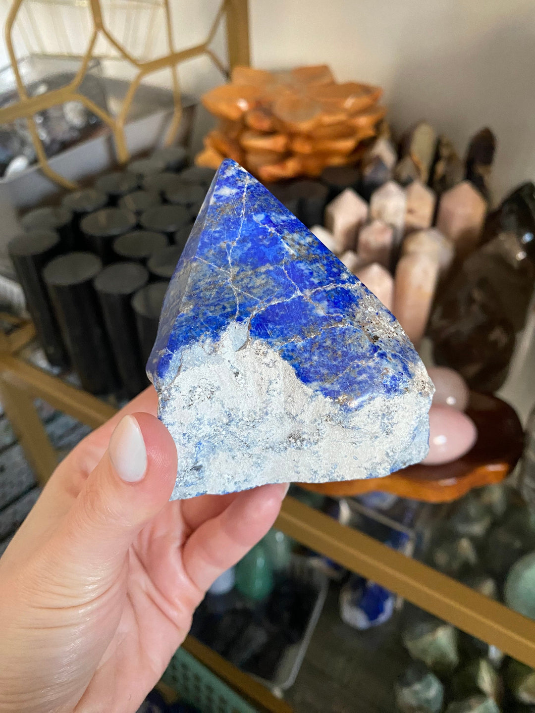 Lapis Lazuli Top Polish Point - Choose Size