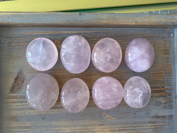 BEAUTIFUL Rose Quartz Palm Stone