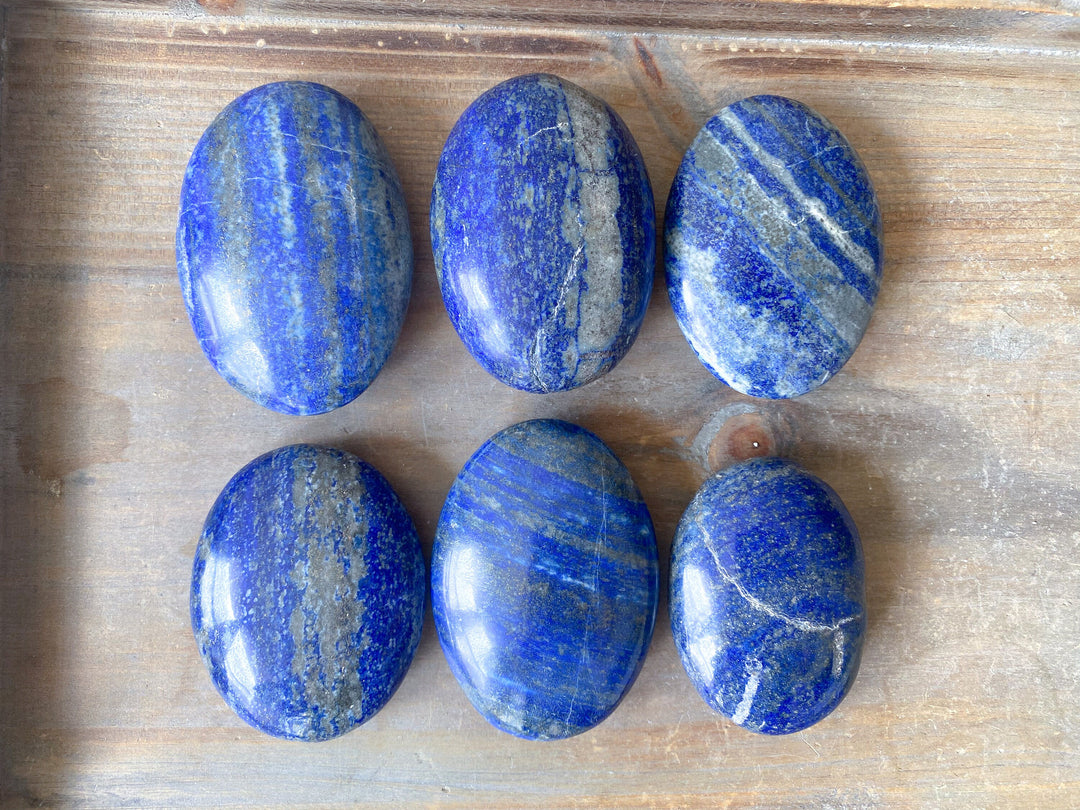 Lapis Lazuli Palm Stone - Imperfect