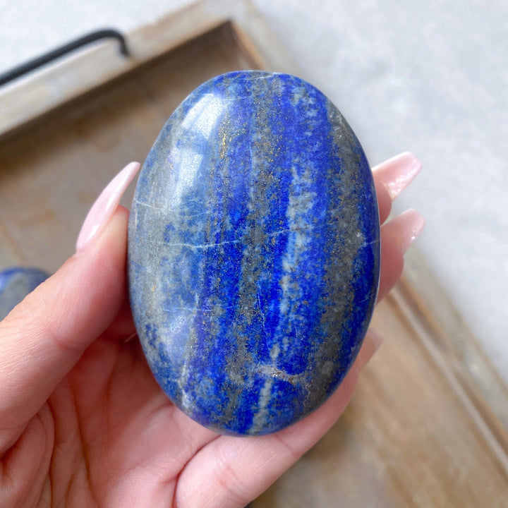 Lapis Lazuli Palm Stone - Imperfect