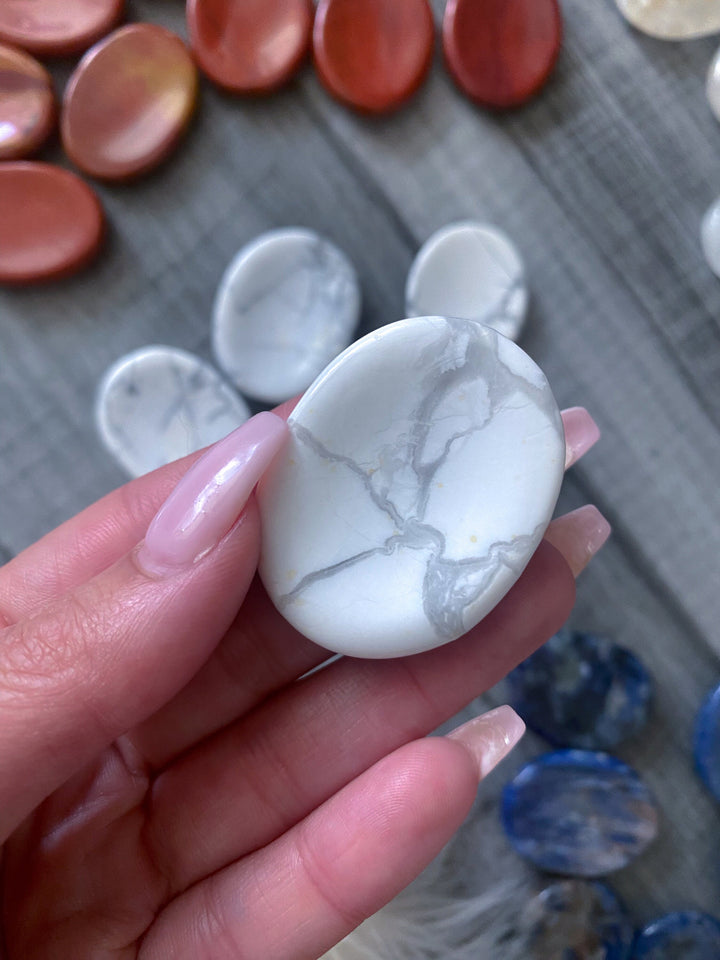 Howlite Worry Stone