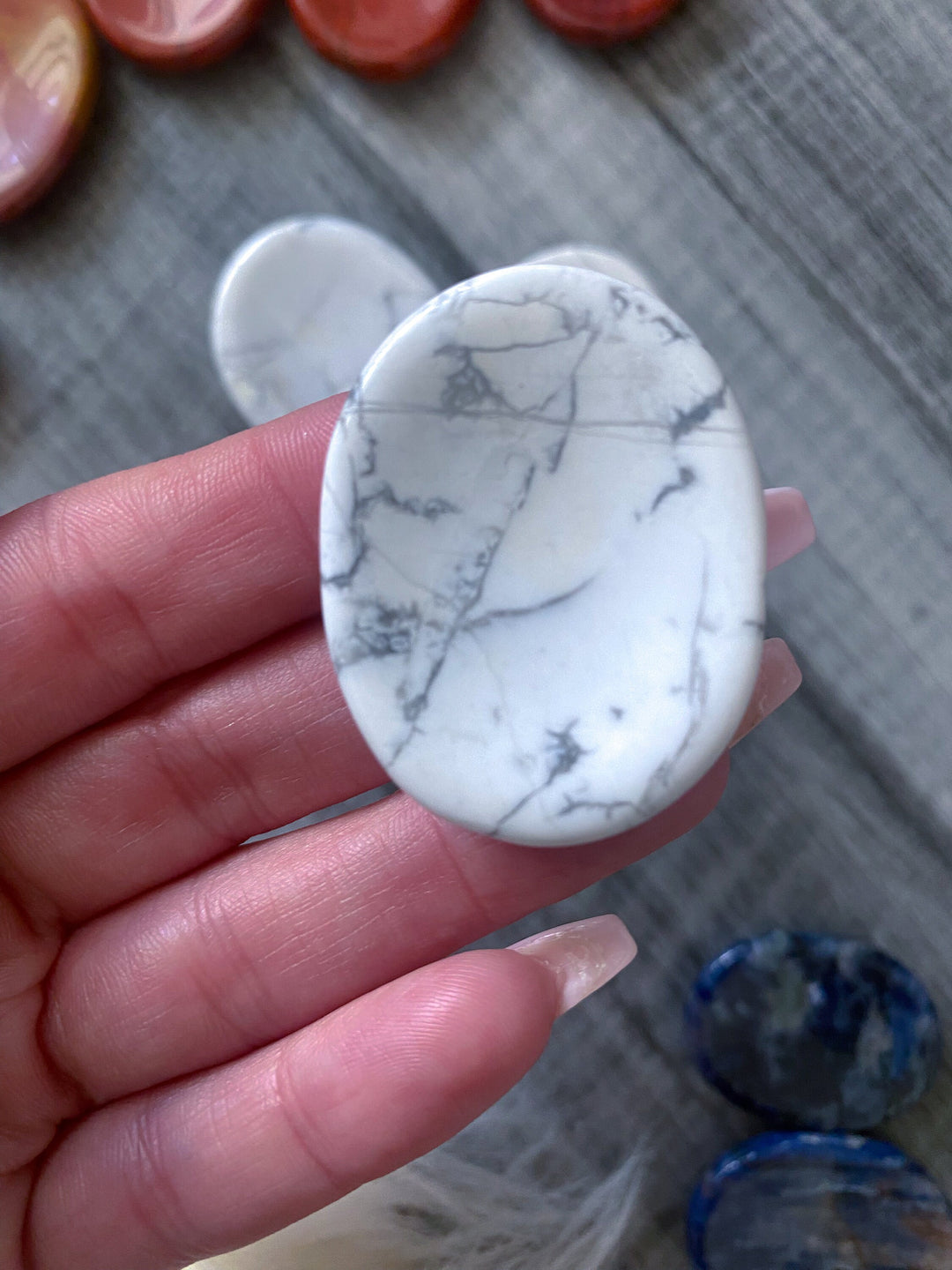 Howlite Worry Stone