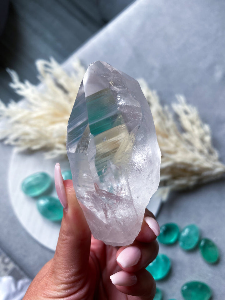 Lemurian Star Seed Quartz - Get Exact listing - 3.5" Long