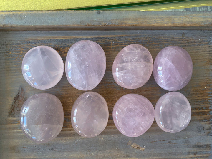 BEAUTIFUL Rose Quartz Palm Stone