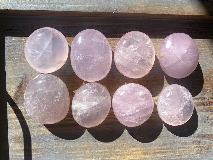 BEAUTIFUL Rose Quartz Palm Stone