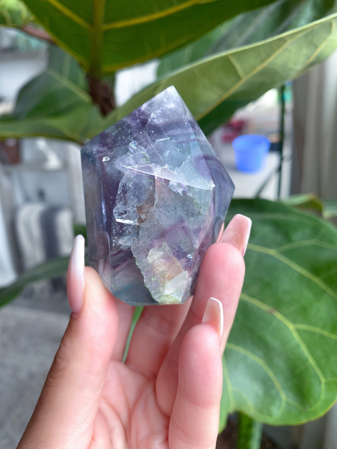 Polished Rainbow Fluorite Point - Get EXACT Stone