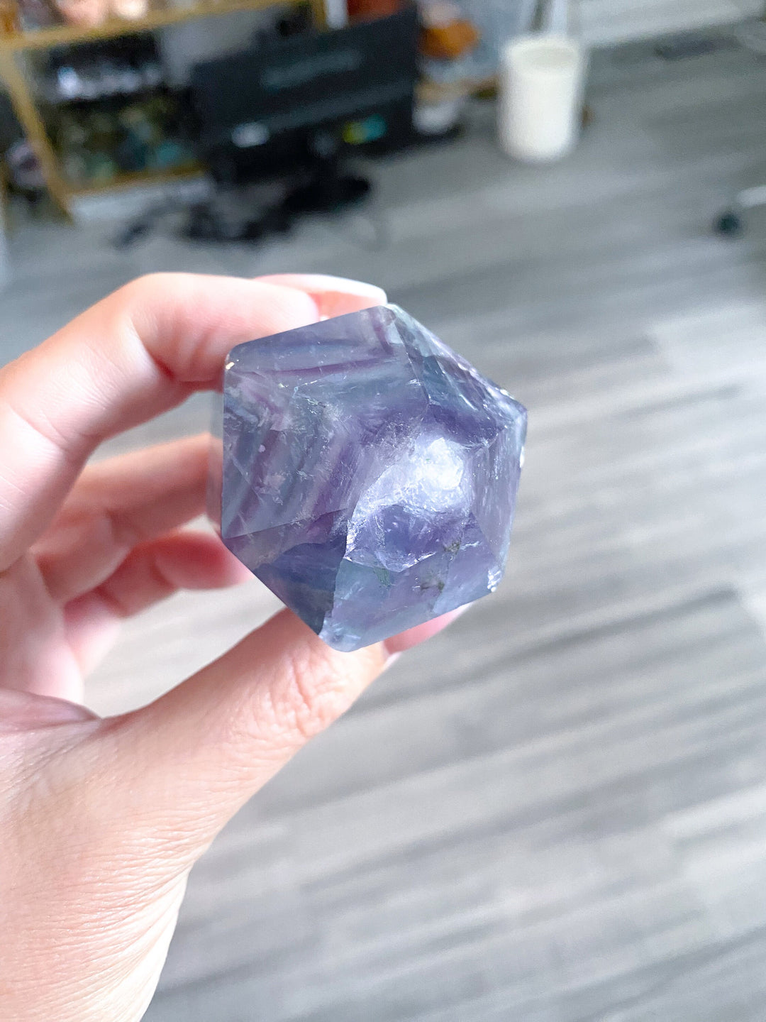 Polished Rainbow Fluorite Point - Get EXACT Stone