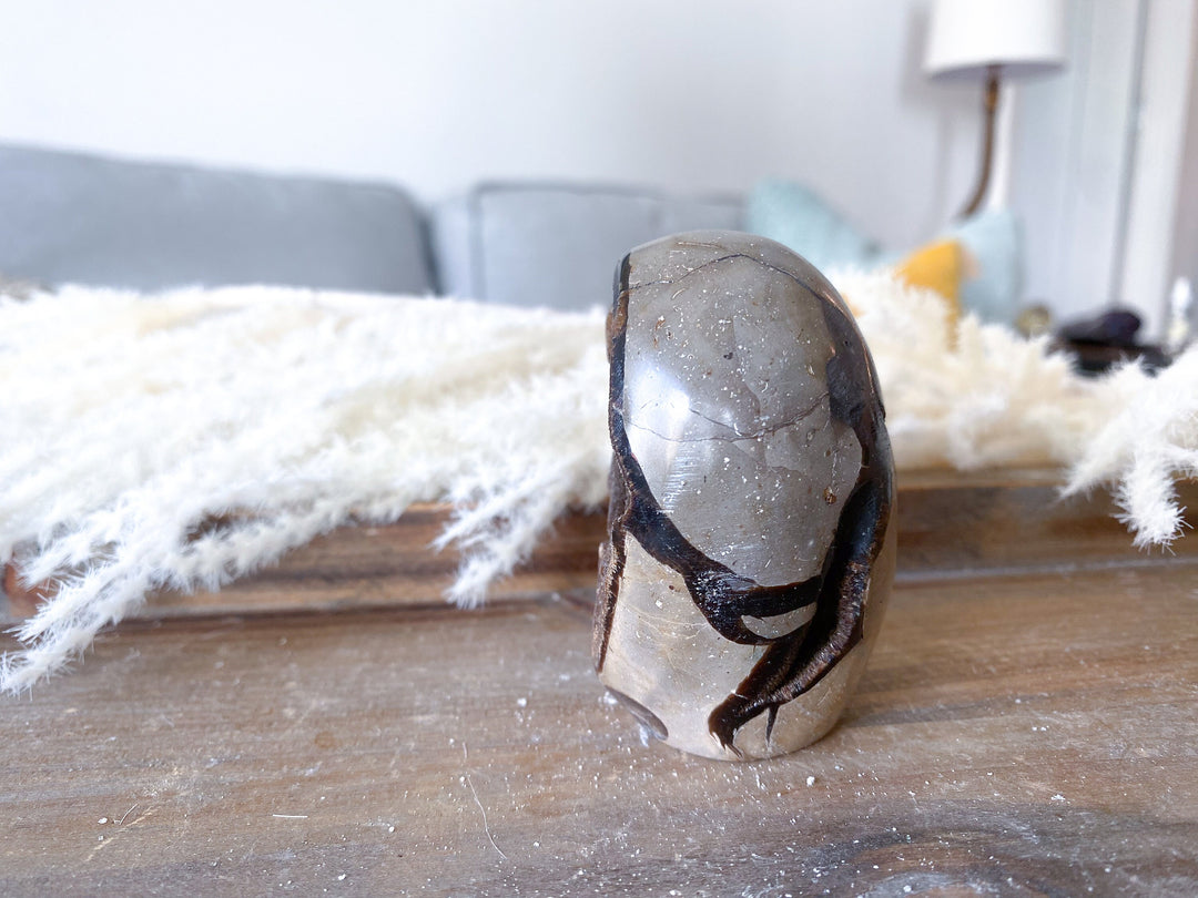 Small Septarian Dragon Egg - Geode Druzy Egg - Septarian Dragon Egg - Get Exact Item Listed